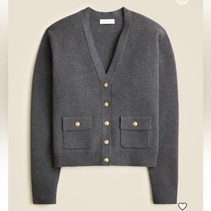 NWT J.Crew Patch-pocket cardigan